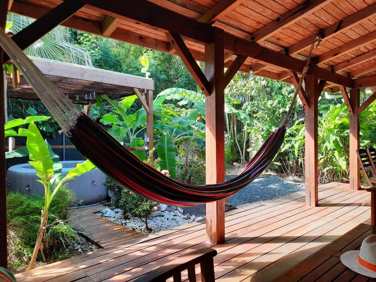 Kaz Creole Aventure Tropicale Insolite, Fibre, Jardin Et Jacuzzi Prives Saint-Francois  Εξωτερικό φωτογραφία