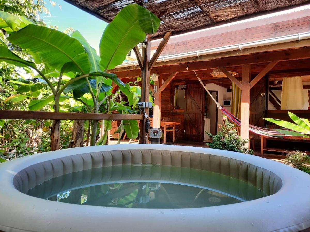 Kaz Creole Aventure Tropicale Insolite, Fibre, Jardin Et Jacuzzi Prives Saint-Francois  Εξωτερικό φωτογραφία