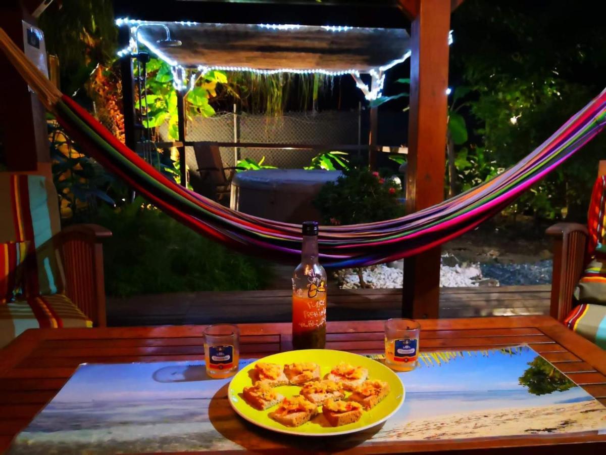 Kaz Creole Aventure Tropicale Insolite, Fibre, Jardin Et Jacuzzi Prives Saint-Francois  Εξωτερικό φωτογραφία