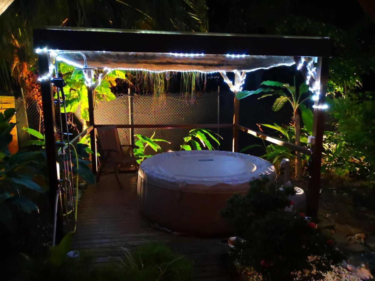 Kaz Creole Aventure Tropicale Insolite, Fibre, Jardin Et Jacuzzi Prives Saint-Francois  Εξωτερικό φωτογραφία