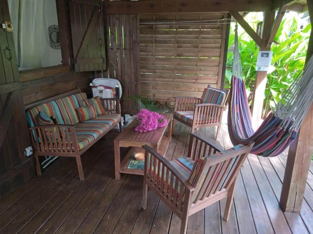 Kaz Creole Aventure Tropicale Insolite, Fibre, Jardin Et Jacuzzi Prives Saint-Francois  Εξωτερικό φωτογραφία