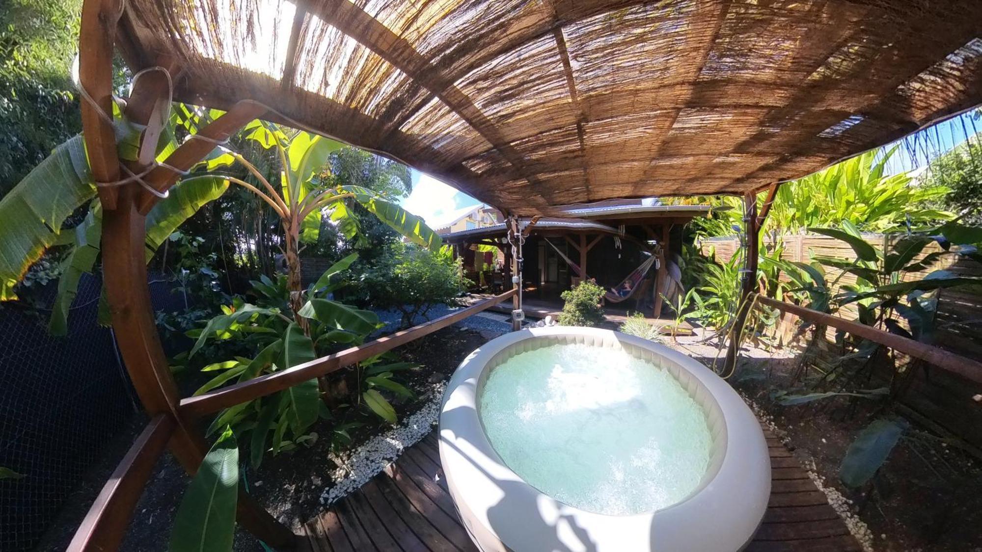Kaz Creole Aventure Tropicale Insolite, Fibre, Jardin Et Jacuzzi Prives Saint-Francois  Εξωτερικό φωτογραφία