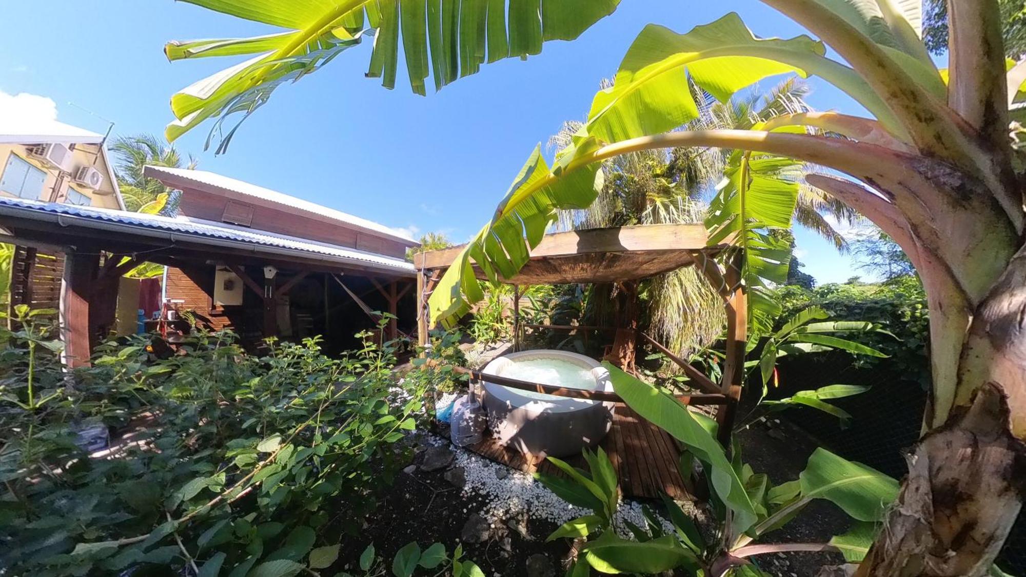 Kaz Creole Aventure Tropicale Insolite, Fibre, Jardin Et Jacuzzi Prives Saint-Francois  Εξωτερικό φωτογραφία