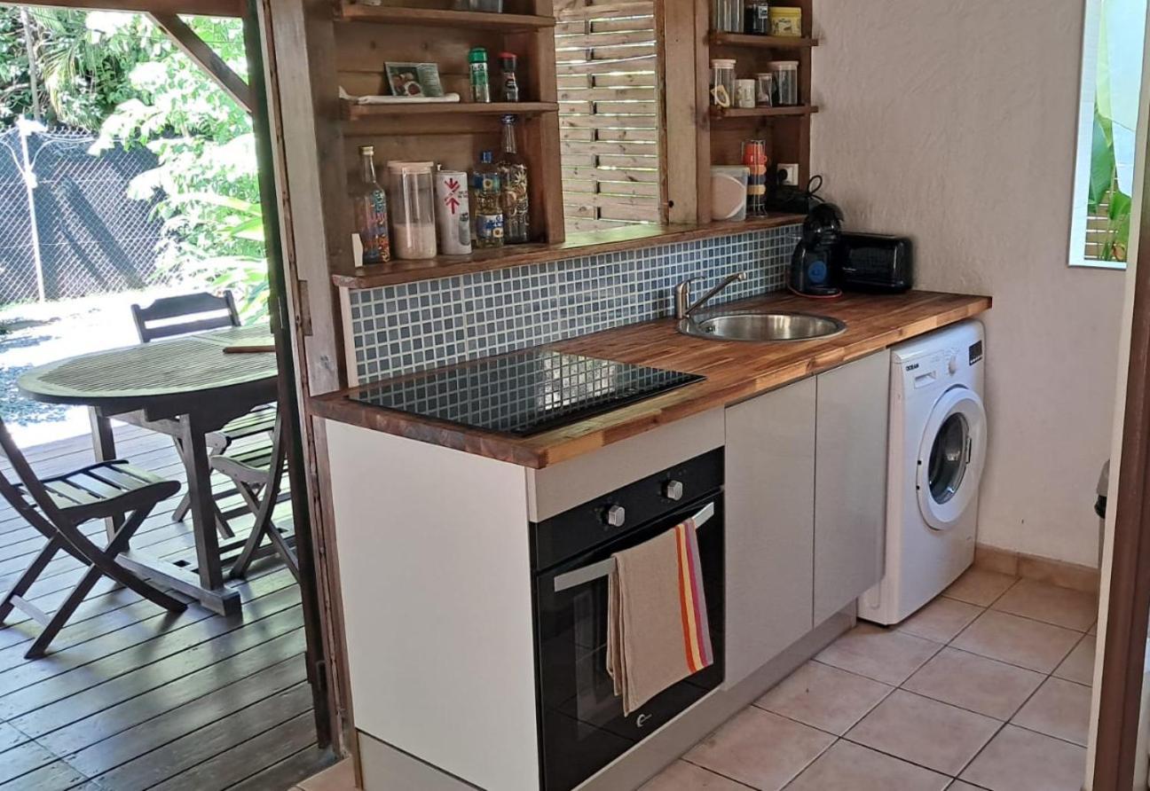 Kaz Creole Aventure Tropicale Insolite, Fibre, Jardin Et Jacuzzi Prives Saint-Francois  Εξωτερικό φωτογραφία